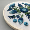 Blue Hand Embroidery Design PDF Pattern | And Other Adventures Embroidery Co