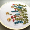 Modern Floral Hand Embroidery KIT by And Other Adventures Embroidery Co